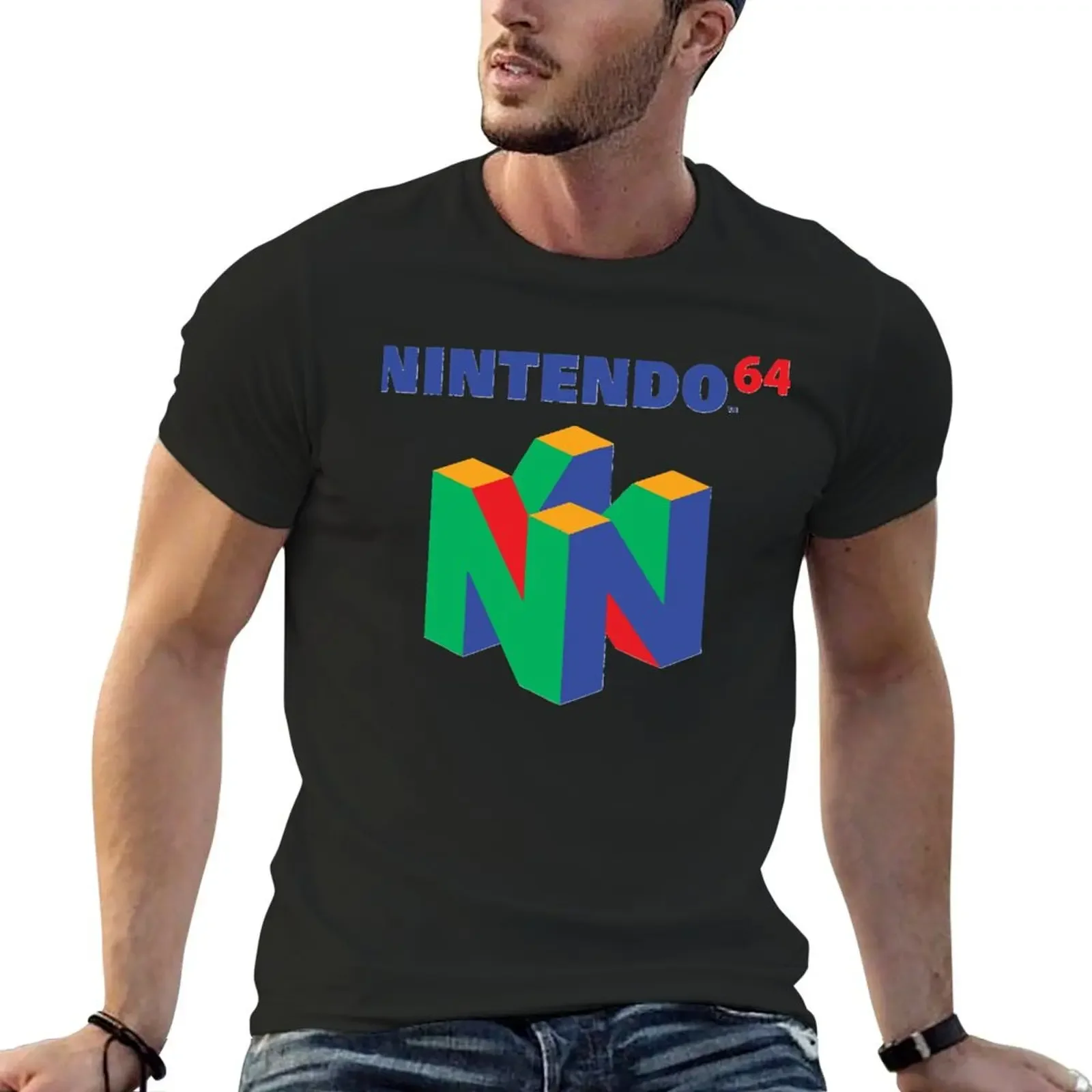 Retro Gaming T Shirt - Nintendo 64 T-shirt esthetische kleding grafische