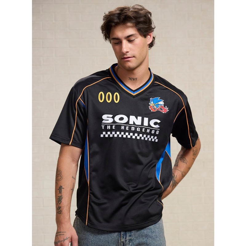 Retro Gaming T Shirt - Sonic The Hedgehog Game Anime Sport