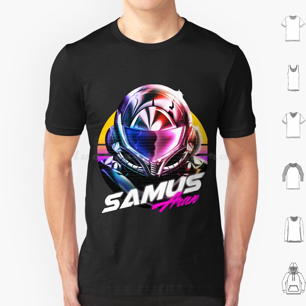 Retro Gaming T Shirt - Samus Aran T-shirt 6xl Katoen Cool