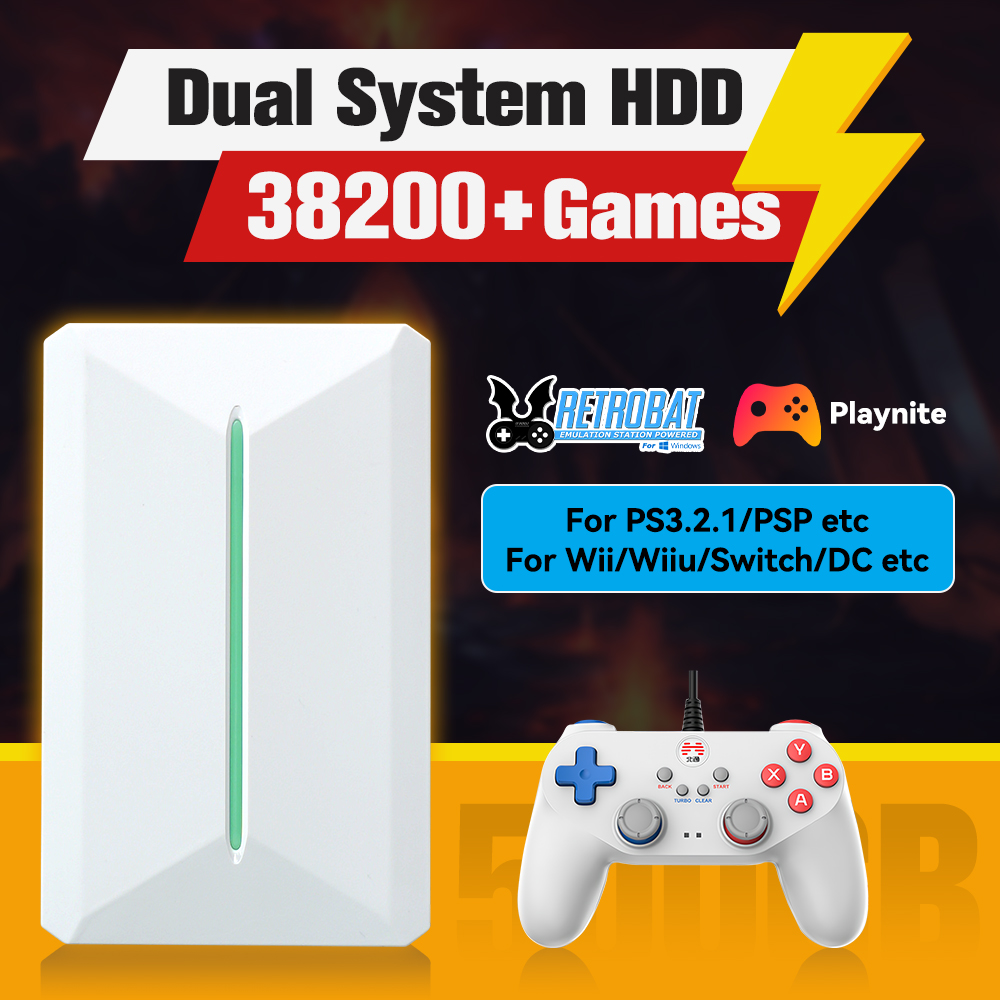 Retro Gaming N64 - Retrobat & Playnite Systeem HDD Retro