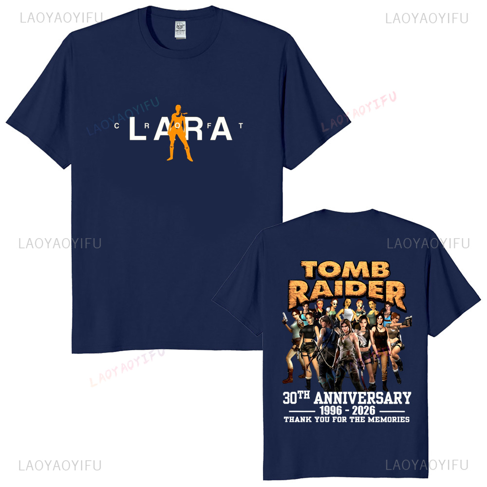 Tomb Raider 30e verjaardag Uni - Retro Gaming T Shirt recensie en prijs