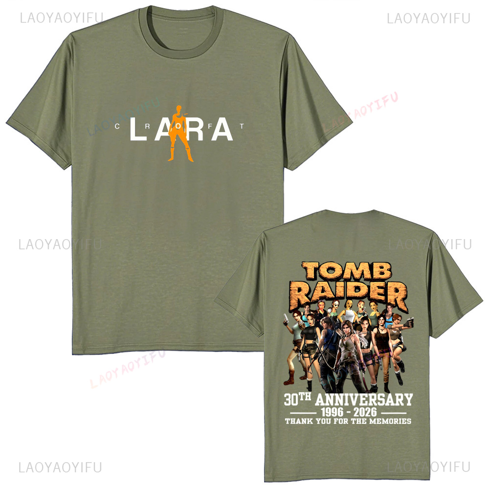 Tomb Raider 30e verjaardag Uni - Retro Gaming T Shirt recensie en prijs