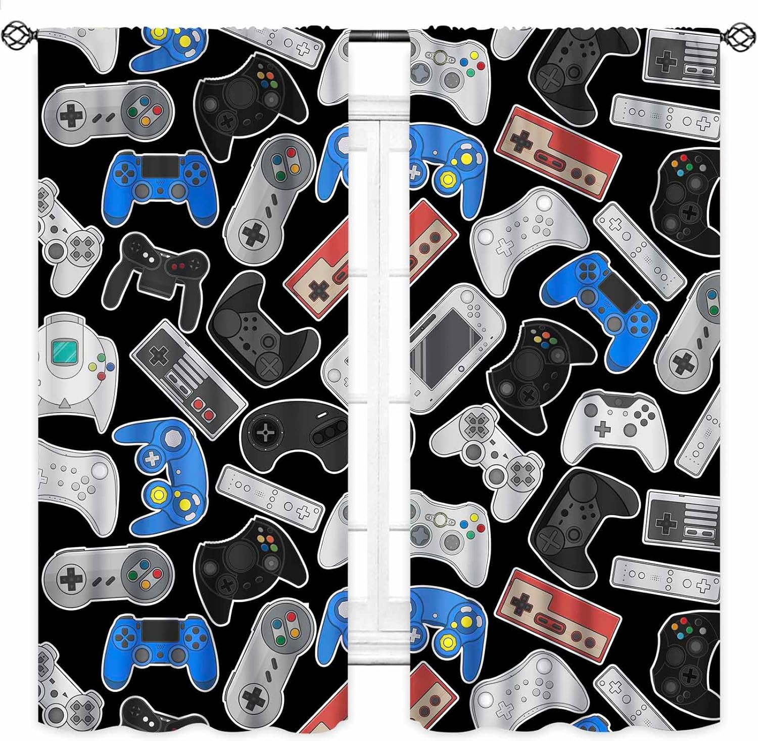 Retro Controllers-gordijnen –  - Retro Gaming Youtube recensie en prijs