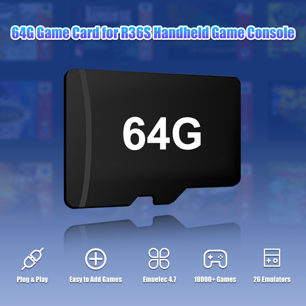 64G Game TF-kaart voor R36S Vi - Retro Gaming N64 recensie en prijs