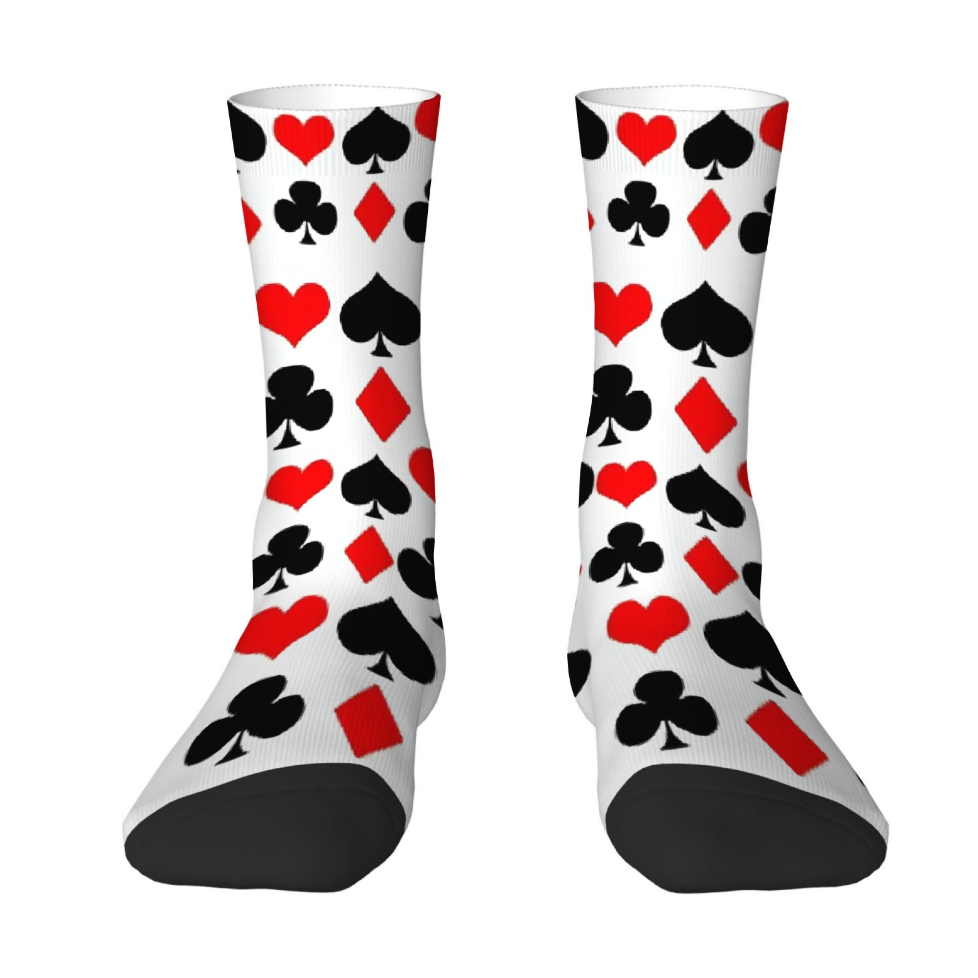 Speelkaartprint Mid-calf sokke - Retro Gaming Youtube recensie en prijs