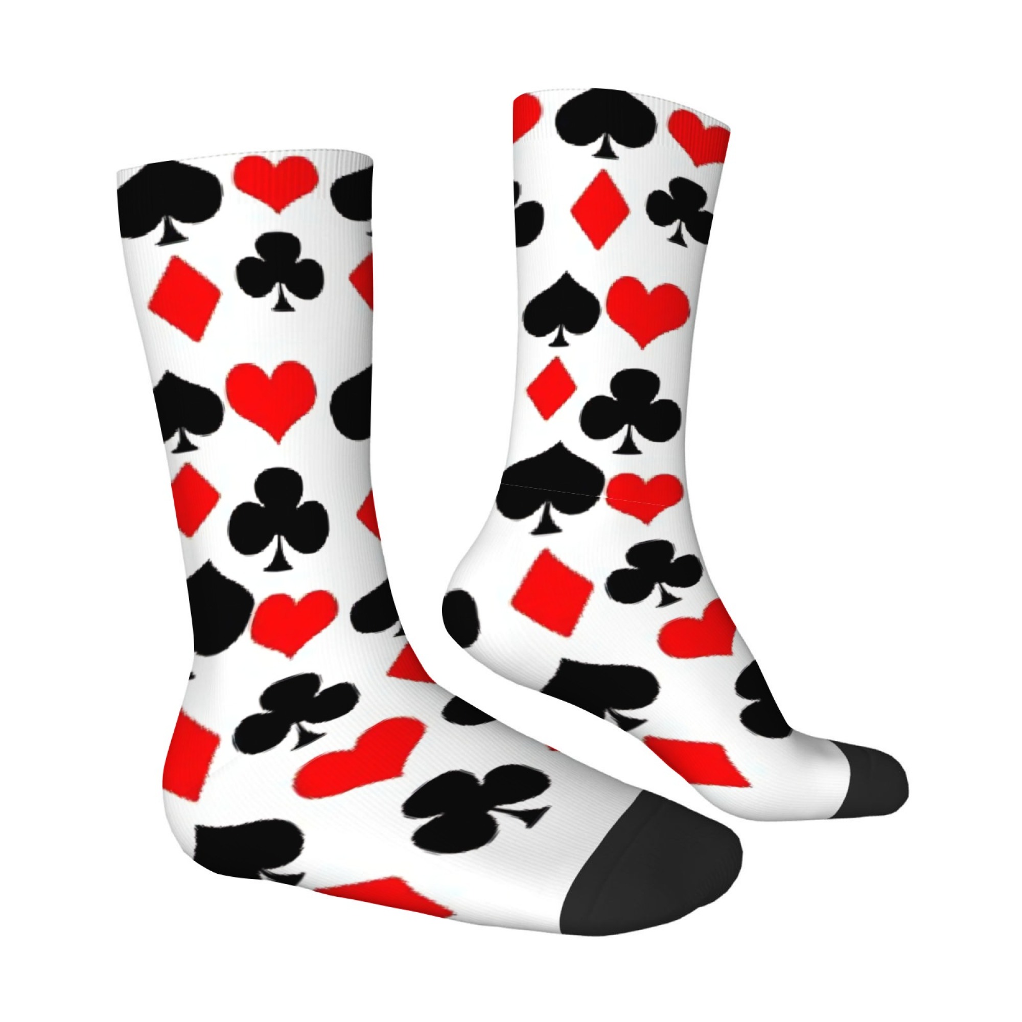 Speelkaartprint Mid-calf sokke - Retro Gaming Youtube recensie en prijs