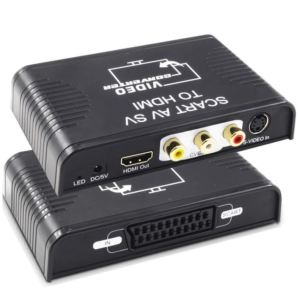 S-Video Av Scart Naar Hdmi Con - Scart To Hdmi recensie en prijs